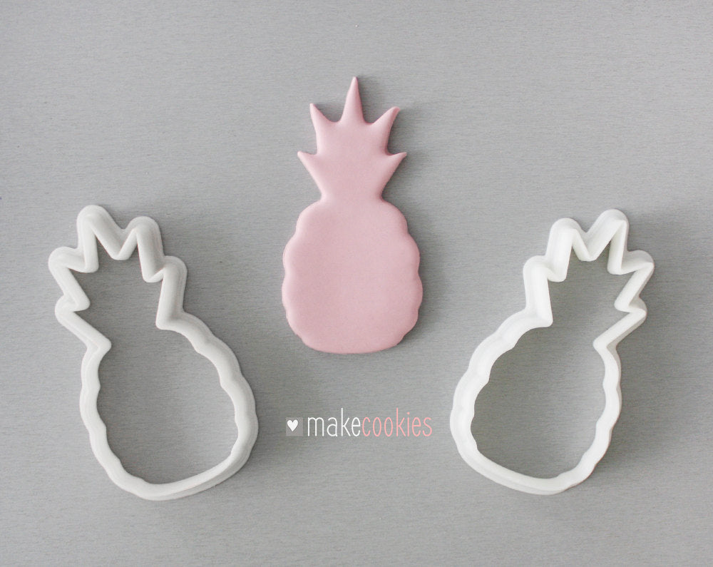 Pineapple Cookie Cutter, Shaped Cookie Cutter, Fondant Cutter 