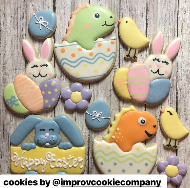 Bunny with Easter eggs Cookie Cutter 9, Rabbit Cookie Cutter